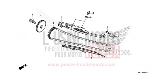 CHAINE A CAMES/TENDEUR NC750XAK de 2019